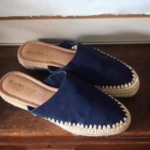 Sam Edelman suede Boho rope Austin espadrilles slip-on size 7